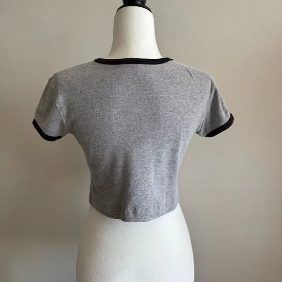 Y2K Brat Crop Top - Picture 2 of 7